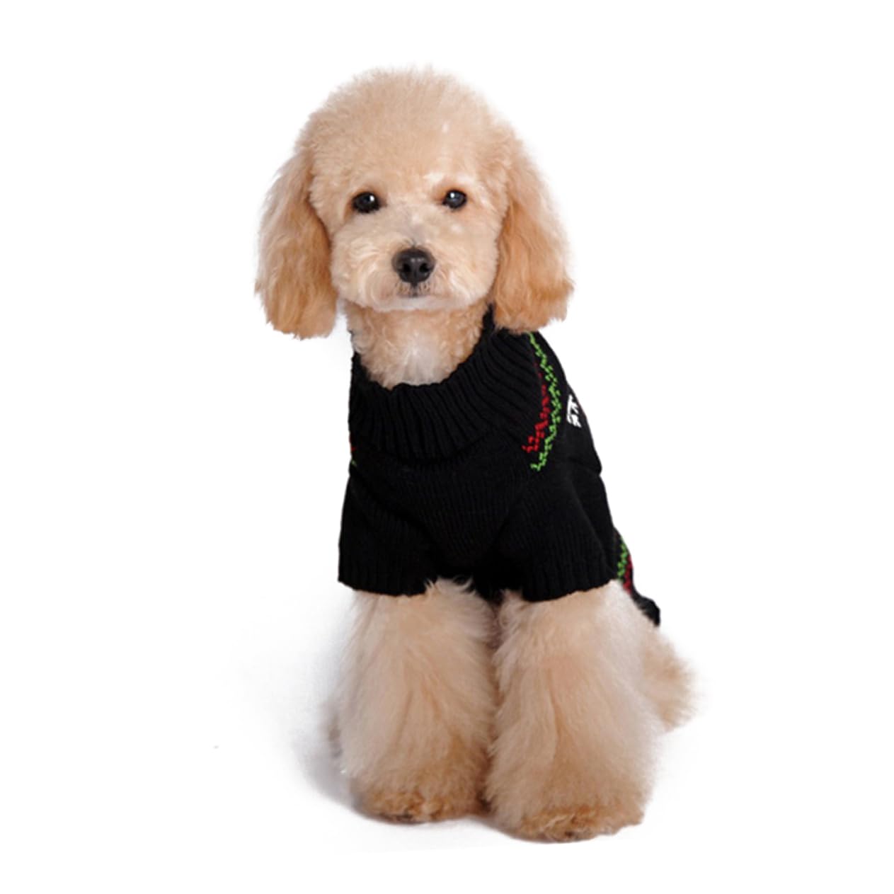 Housoutil 3St Herbstpullover Hunde Niedlich mittlerer Hund Kleiner Hundepullover Cartoon-Pullover Kleider Kleidung Hundeweihnachtspullover Welpenpullover Karikatur