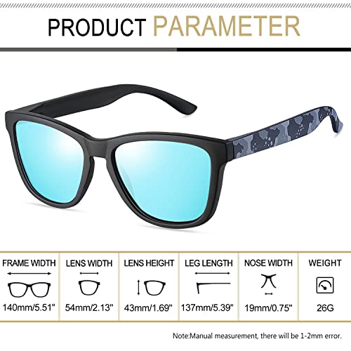 Image of Joopin Polarized Sunglasses Men Women UV400 Protection, Big Chunky Square Sun Glasses, Designer Shades Retro Sunnies Driving