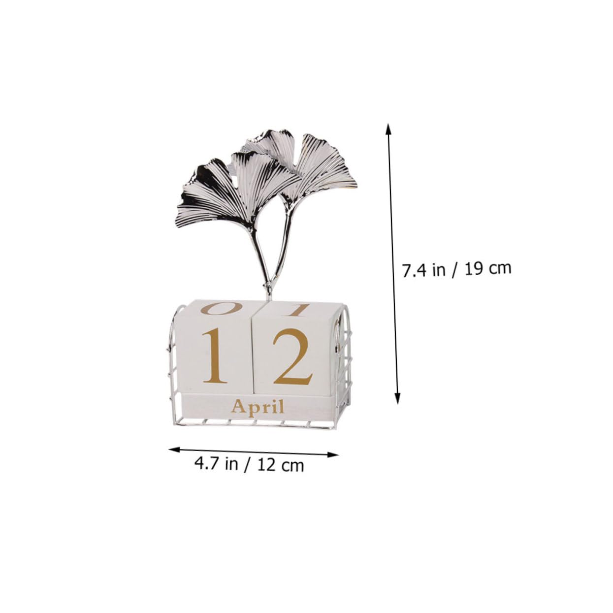 Tofficu 5piezas Calendario De Bloques Para Escritorio Decoración De Oficina y Hogar Calendario De Regresiva Diseño Chic y Único Para Profesores y Escritorios Escolares