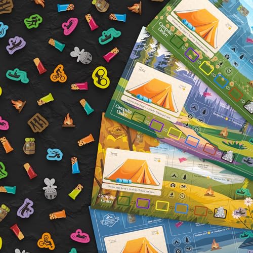 Bear Mountain Camping Adventure juego de mesa para 1-4 jugadores miniatura 6