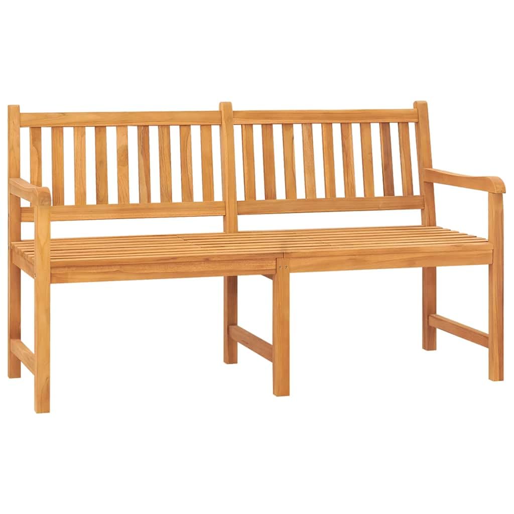 vidaXL 3-osobowa ławka ogrodowa ze stolikiem, 150 cm, drewno tekowe
