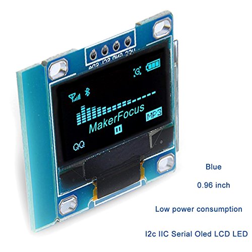 Makerfocus I2C Oled Display 0.96 Inch Iic Serial Lcd Led Module Ssd1306 128 64 For Ar Duino With 40Pcs Du Pont Wire 20Cm 40-Pin Female To Female #TOP1