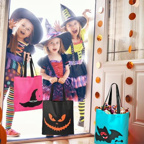 6PCS Halloween Trick or Treat Tote Bags For Candies,Biscuits,Party Favors - image 6