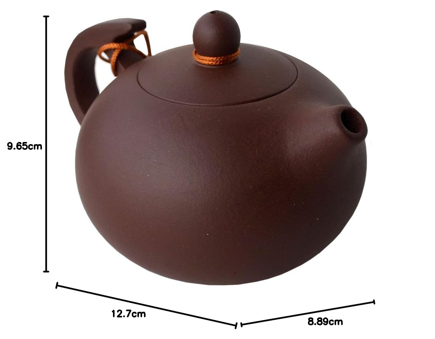 Teiera da 270 ml in argilla cinese Xishi Pentole Red Zisha originale classica per tè Gongfu sfuso (argilla Zini)