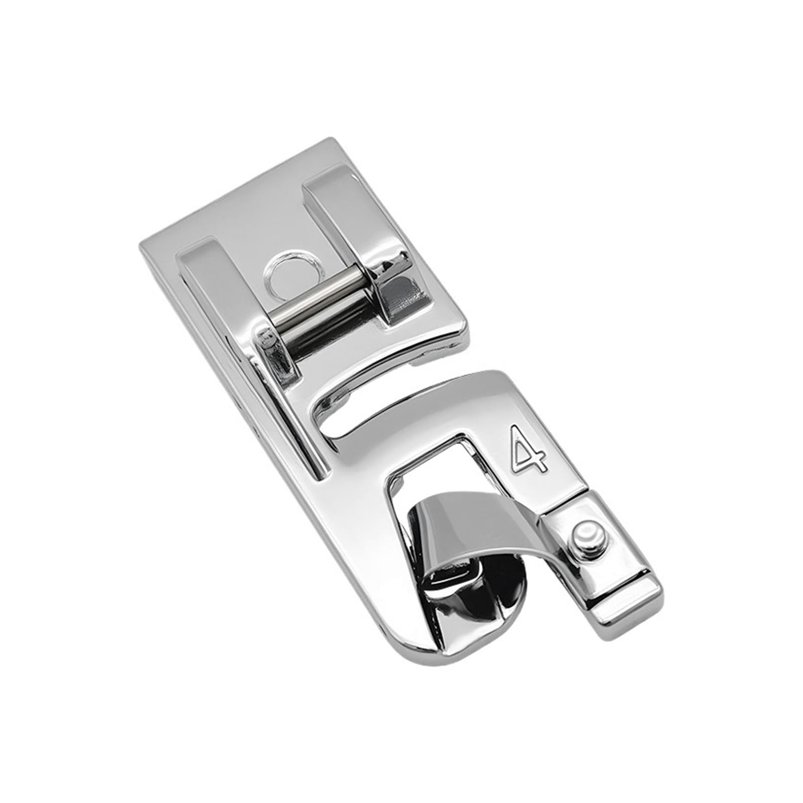 1/3pcs 3mm 4mm 6mm Narrow Rolled Hem Presser Foot Household for Sewing Machine Accessories Hemming Feet Tools(4MM)
