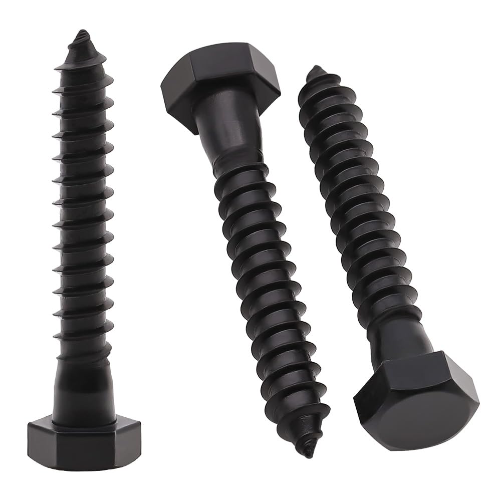 RoyceMart 5/16 x 1-1/2" (20 Pack) Stainless Steel Hex Lag Bolts, Hexagon Head Lag Screws Bolts, Stainless Steel 304 (18-8), UNC Coarse Thread, Tip