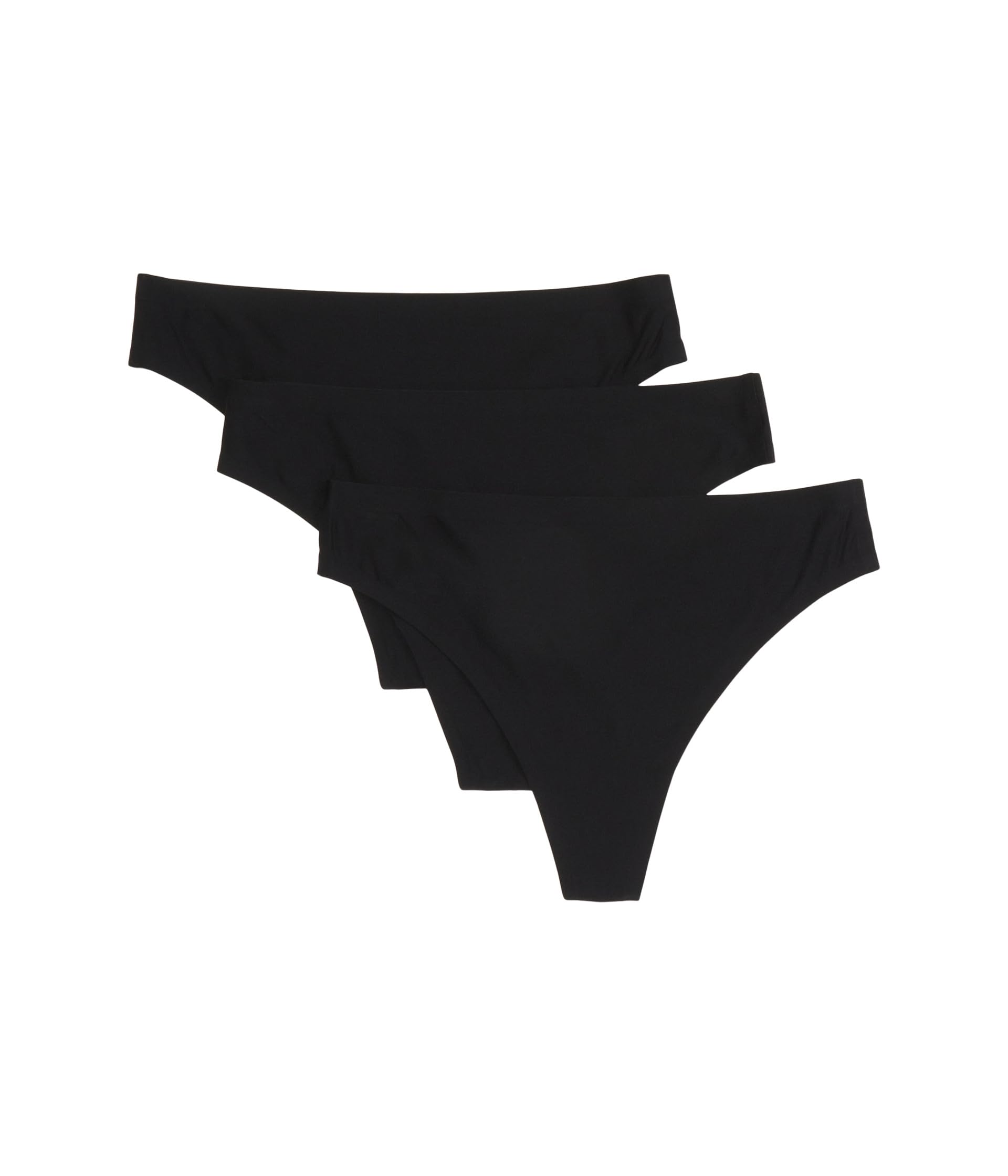 Chantelle Tanga elástica suave, paquete de 3