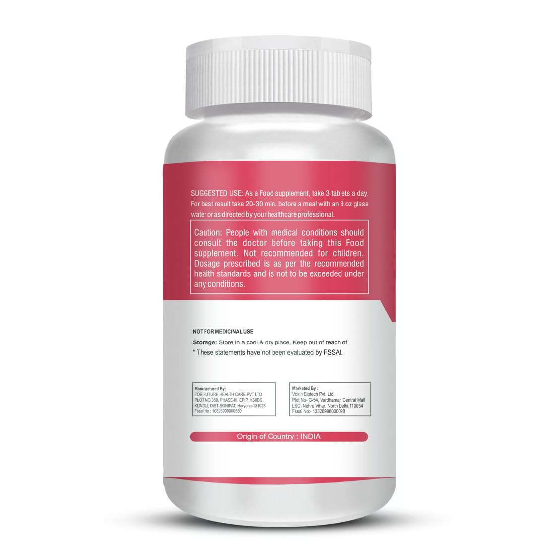 Vokin Biotech Multi Collagen Complex Peptide with all 5 Types I,II,III,V & X Supports Skin,Hair,Nails & Joints 120 Tablets, 200 grams — Amazon image 8