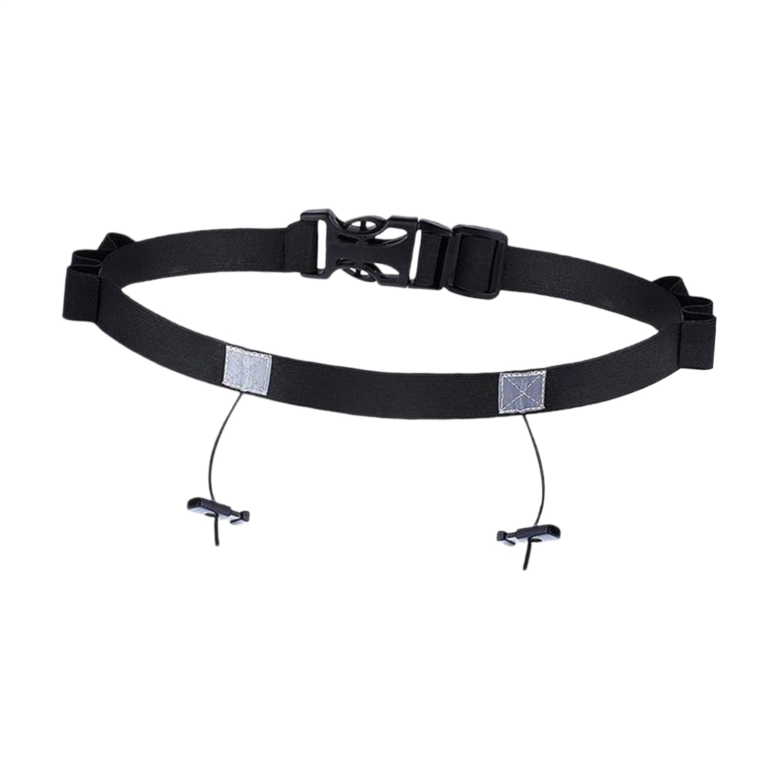 Energy Running Belt - Adjustable Bib Strap with 6 Gel Loops, Breathable Bib Holder for Running, Walking, Biking and Exercise, Size