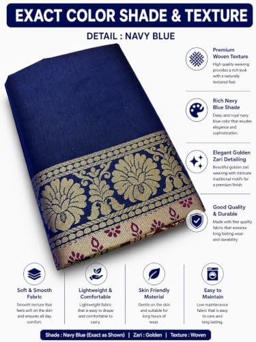 Image of Women's Glory Satin Silk Saree Plain Soft Shiny Elegant Party Traditional Ethnic