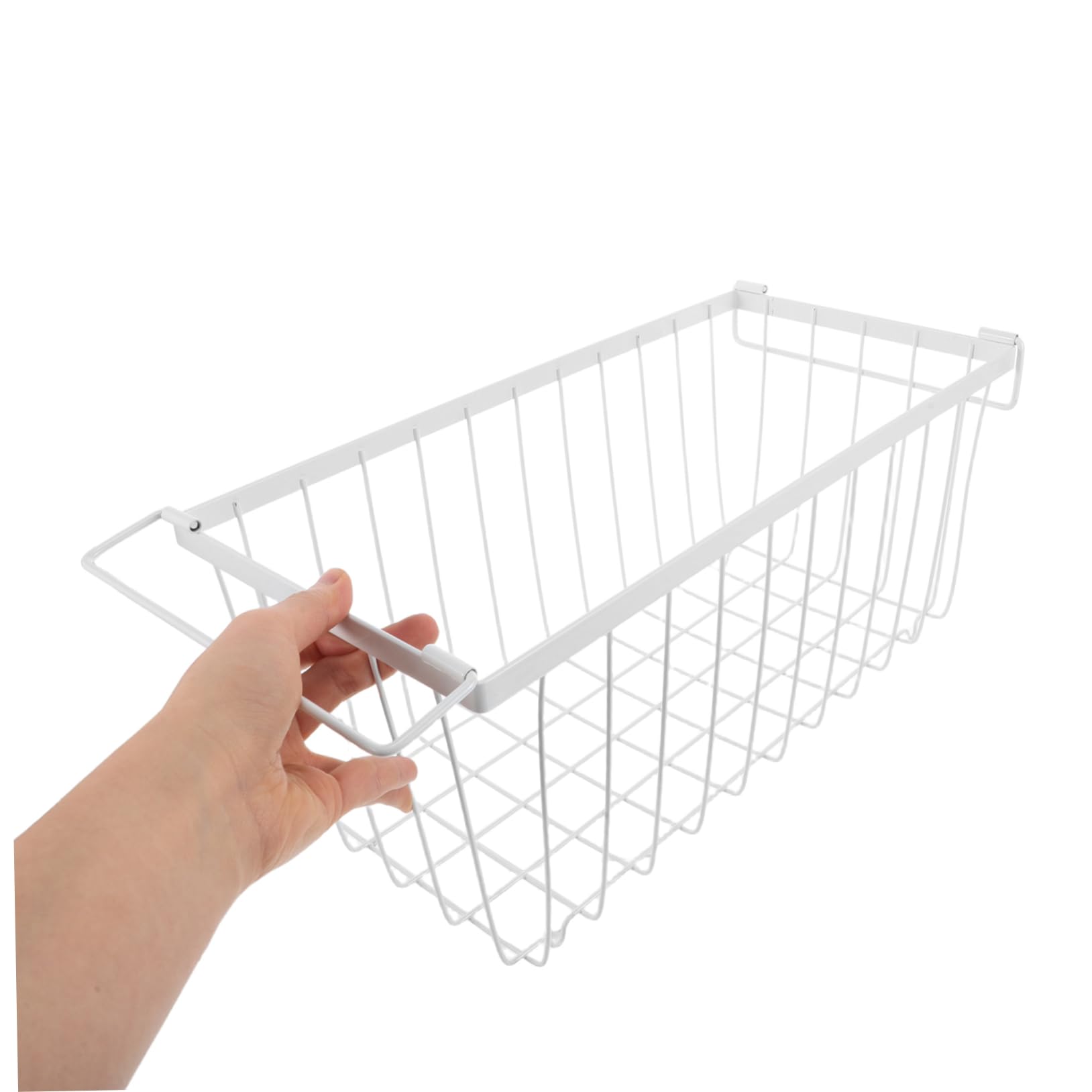 TOPBATHY Cesta Colgante para Congelador de Alambre Organizador de Almacenamiento Hogar para Armarios Despensas y Refrigerador
