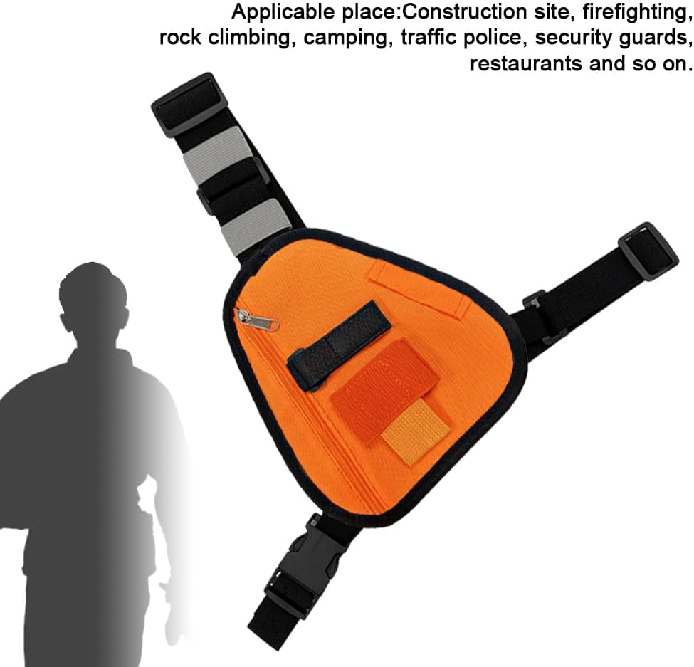 Universal Radio Chest Harness Tactical Vest Radio Holster | nylon military vest, walkie talkie chest, rig Pack, pouch, Holster for Baofeng,for Motorola, two way radio bag