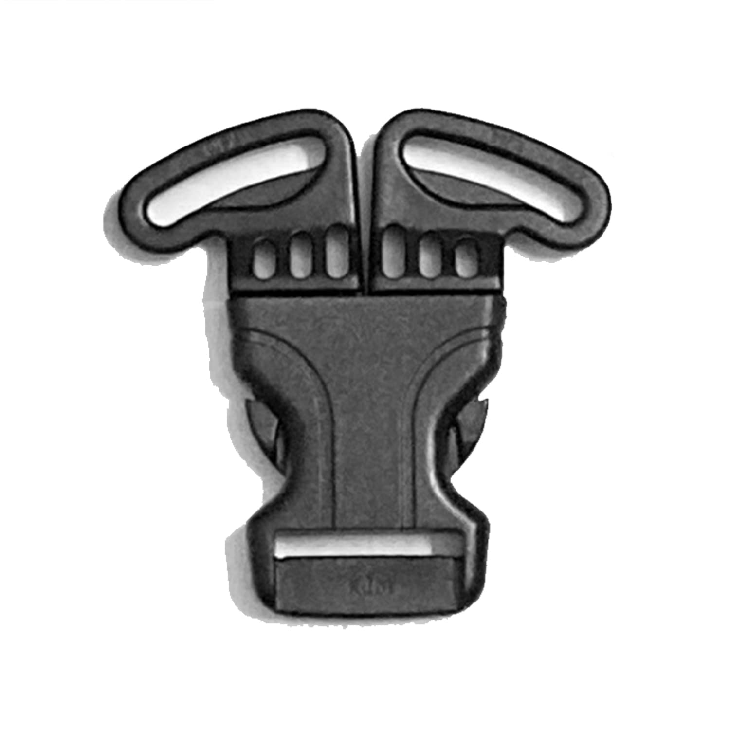 Harness Strap Plastic Buckles for Stroller/Highchair 3 Point Safety Harness 25 mm Clip (Black-3G)
