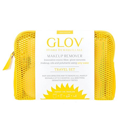 GLOV Travel Set - Amarillo - Eliminación De Maquillaje Solo con Agua -
