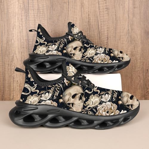 Image of DLWKIPV Women Running Shoes Walking Training Sneakers Sport Gym Fitness Tennis Shoes Non Slip Fashion Comfortable Lightweight Shoe for Casual Jogging Mesh Breathable Sneaker
