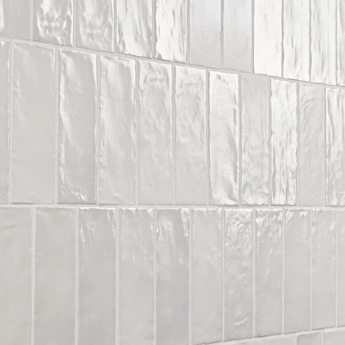 Malta 2.5" x 8" Zellige Ceramic Subway Tile (5.38 Sq. Ft. / Case) (Cream)