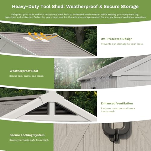Backyard Storage Shed 8x10