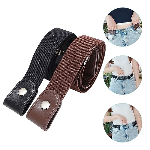 Elastic No Buckle Belt for Men and Women Comfortable Invisible Waist Belt Adjustable Elastic Band for Everyday Use4