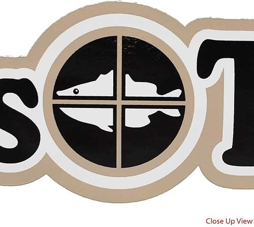 Miniatura 3 de Tracker Boat Bass Tracker Calcomanía Adhesivo negro topo 10 1/4 x 2 pulgadas