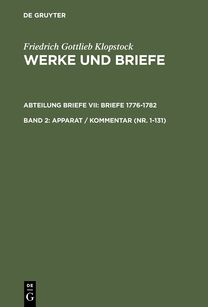 Apparat / Kommentar (Nr. 1-131) (German Edition)