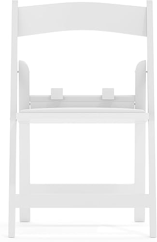 Miniatura 14 de Flash Furniture HERCULES - Sillas plegables para niños con asientos acolchados  Juego de 2 sillas plegables de resina blanca con asiento acolchado