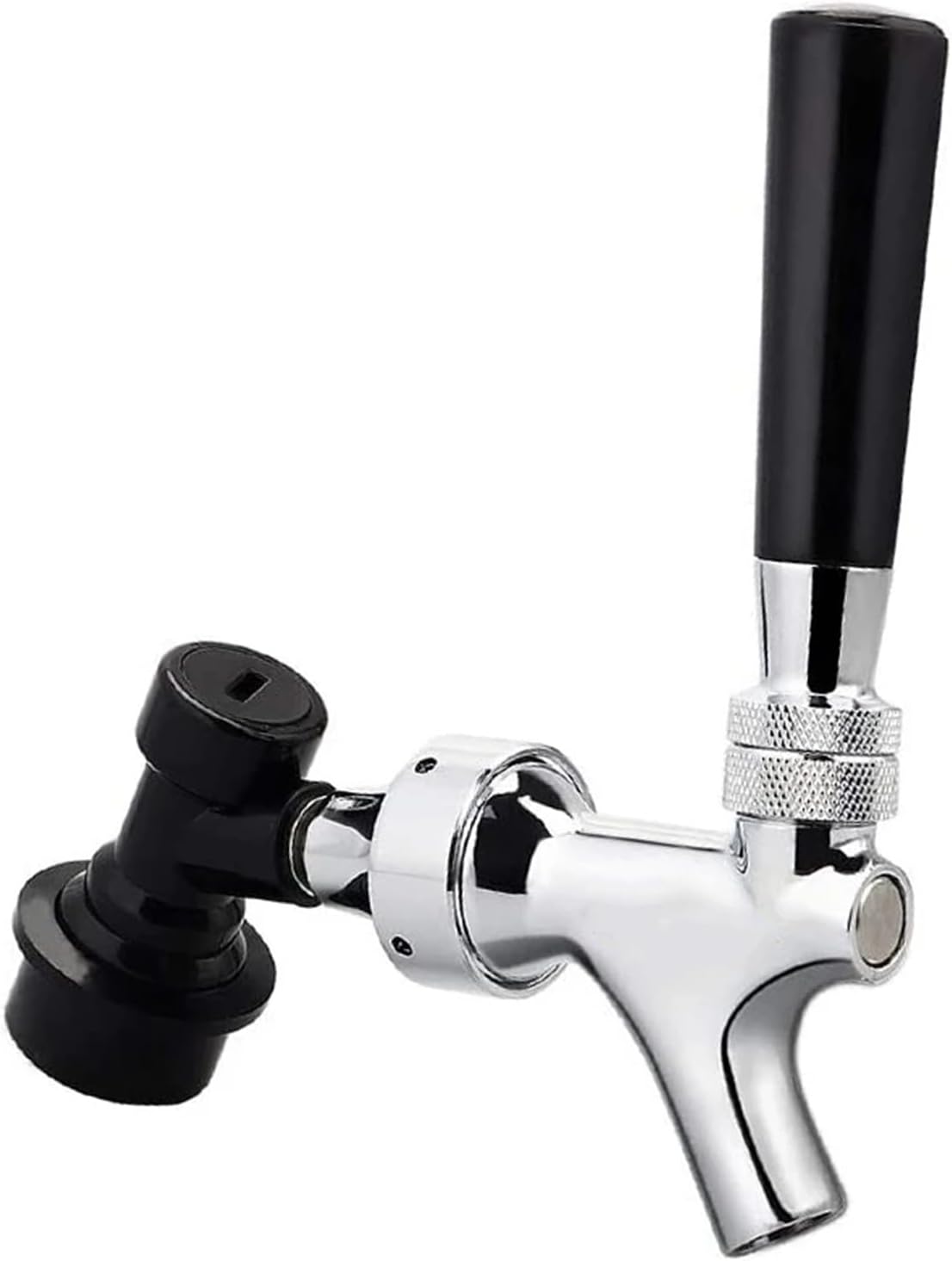 Brewing Accessories Craft Beer Tap with Liquid Ball Lock Quick Disconnect Assembly,Brewing Chrome Beer Faucet Taps Home Brewery Draft Beer Dispenser Brewing Accessories