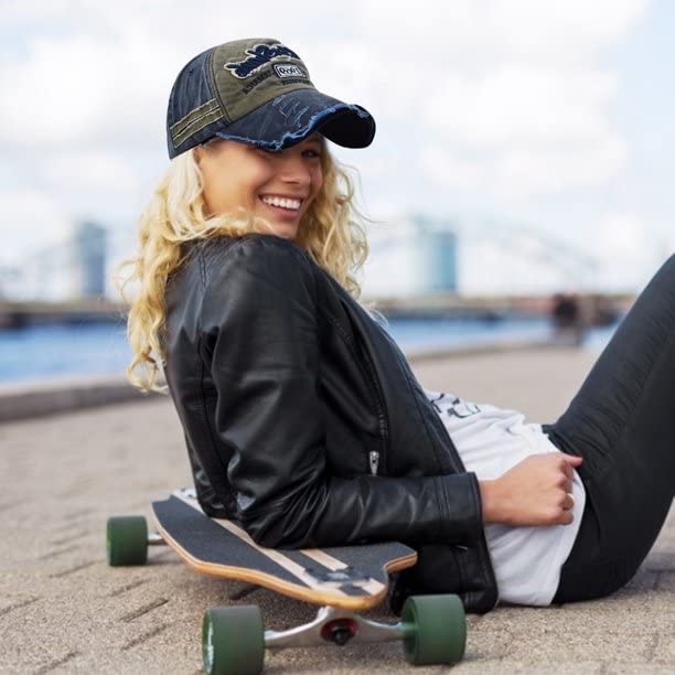 Handcuffs Unisex Denim Baseball Cap for Men & Women | Stylish Cotton Cap | Adjustable Vintage Summer Sports Hat Sun Protective Hat for Summer, Sports & Casual Wear (Dark Blue) 3