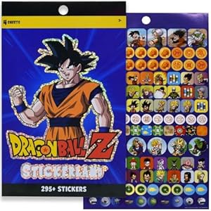 Dragon Ball Z – Calcomanías de anime, más de 295 piezas, colección de lujo con Goku, Gohan, Vegeta, Piccolo