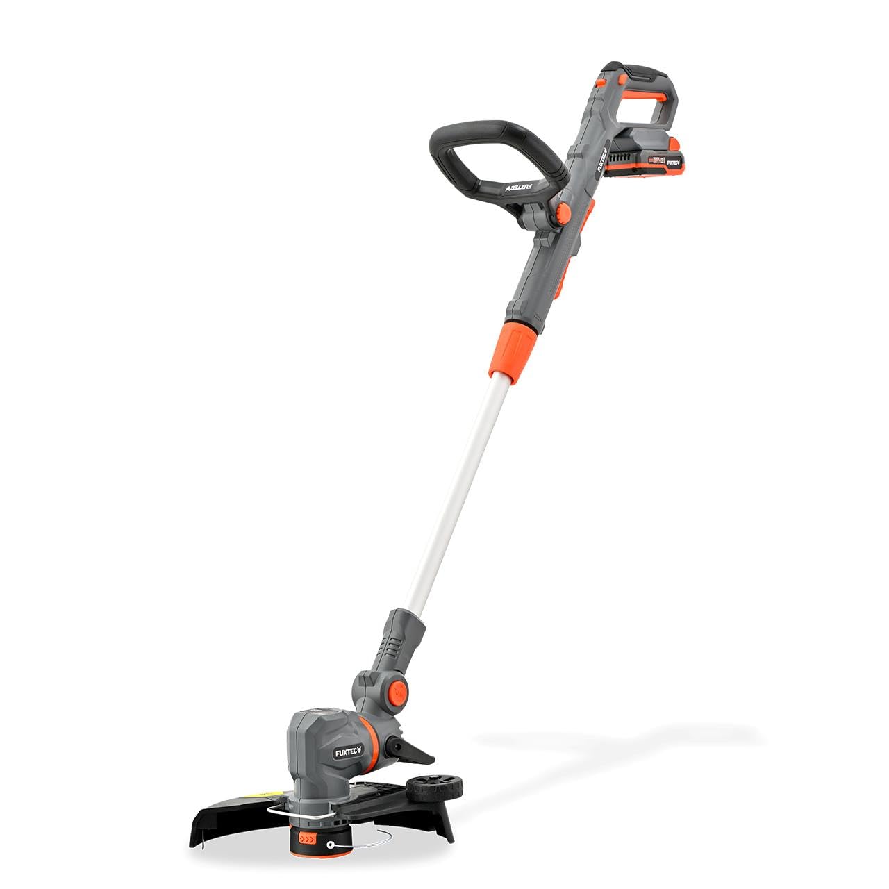 Tagliabordi a batteria FUXTEC 20V FX-E1RT20PRO • Decespugliatore con larghezza di taglio di 28 cm • Tagliabordi con manico telescopico • Decespugliatore elettrico con filo e lama