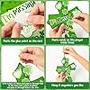 Haooryx St.Patrick's Day Blessings Cross Craft Kit - 28 Pack Make Your Own Blessings Thankful Cross Hanging Ornaments Shamrocks DIY Craft Church Christian St. Patrick's Day Party Supply #2