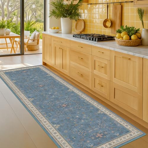 Boho 2x6 non slip kitchen rug runner