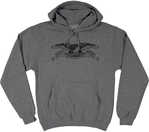 Anti Hero Eagle Hoody Sweatshirt S-Charcoal