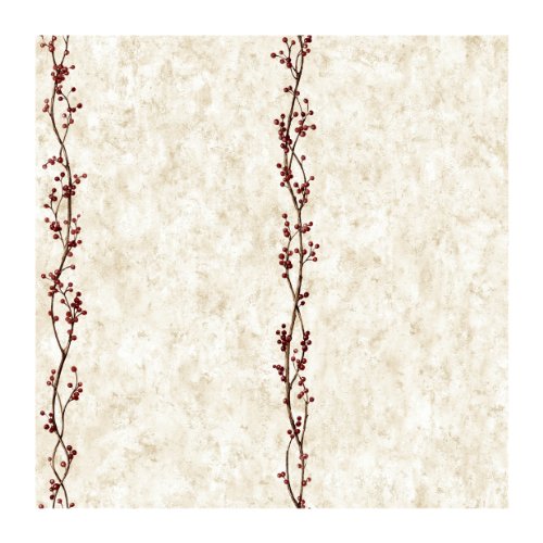 York Wallcoverings Best of Country HK4626 - Papel pintado a rayas, color blanco roto