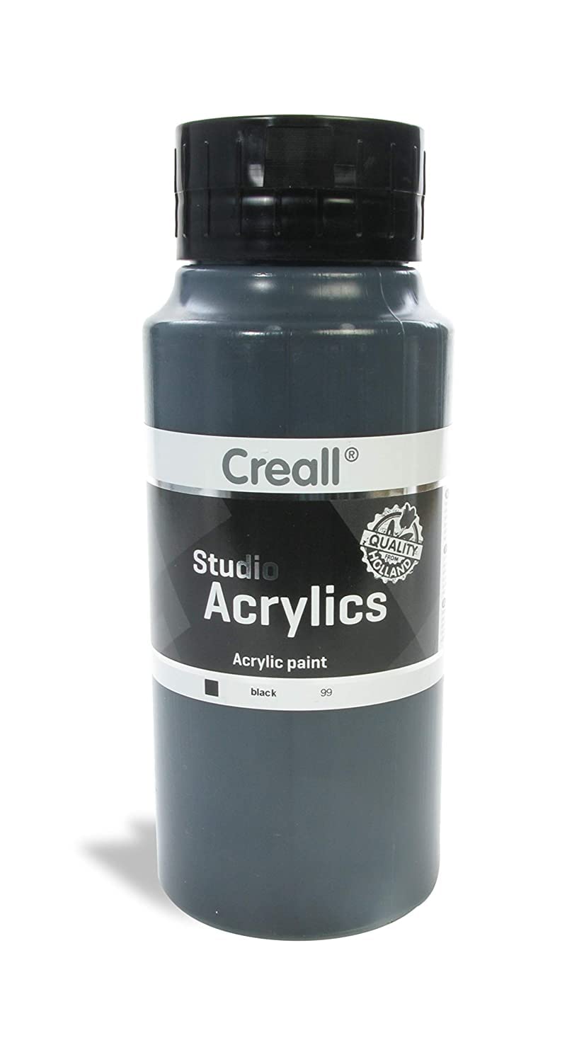 A-05799 Creall Studio Acrylics, 1000 Ml, 99 Black