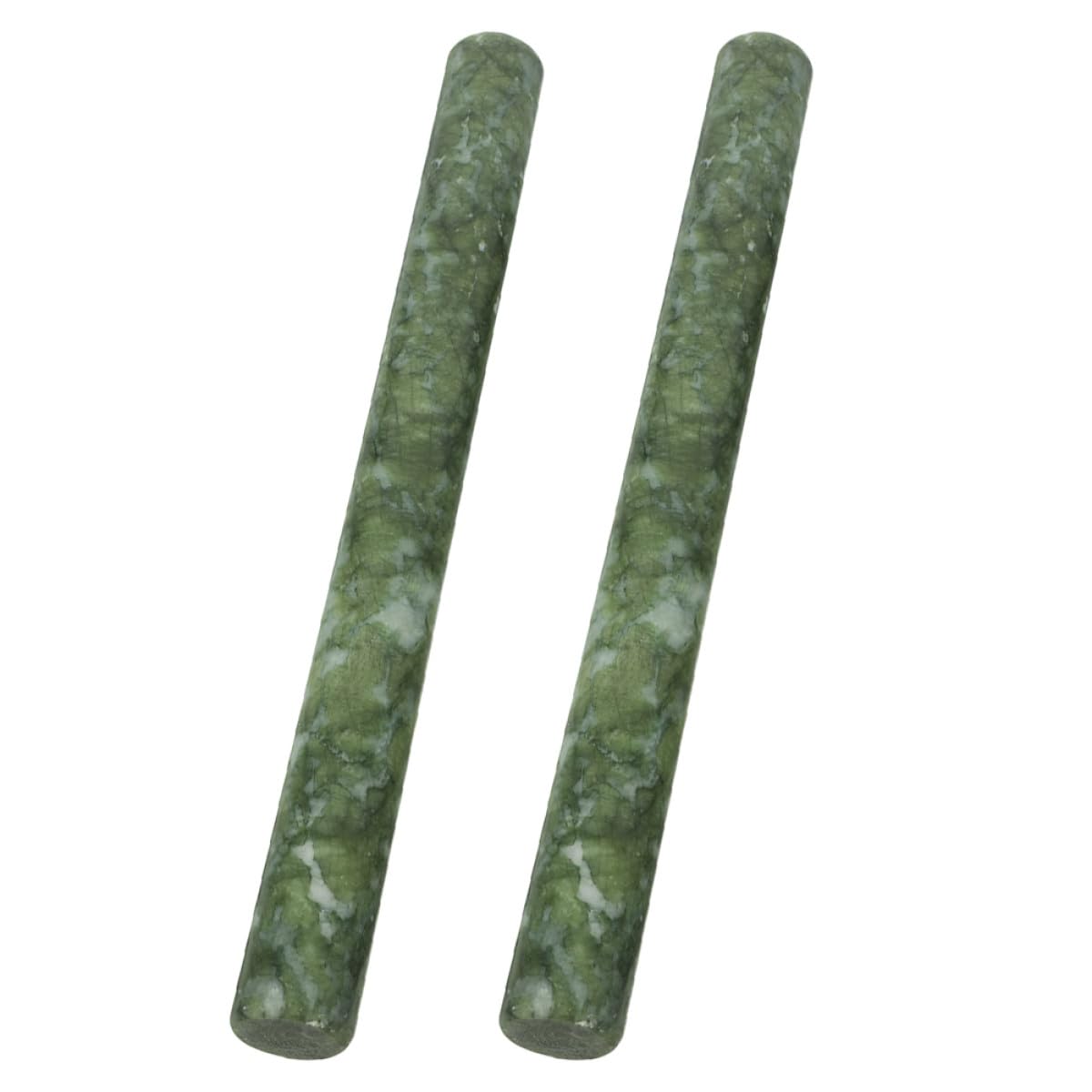 Mattarello in Marmo Naturale Antiaderente 26 Cm, Rullo per Impastare e Stendere Pasta, Set da 2 Pezzi per Cucina Versatile e Preparazione Gnocchi, Pizza e Fondente