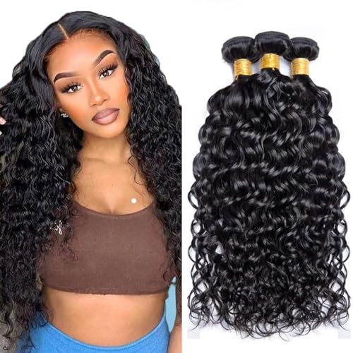 Water Wave Bundles Human Hair 20 22 24 inch Wet and Wavy Human Hair Bundle