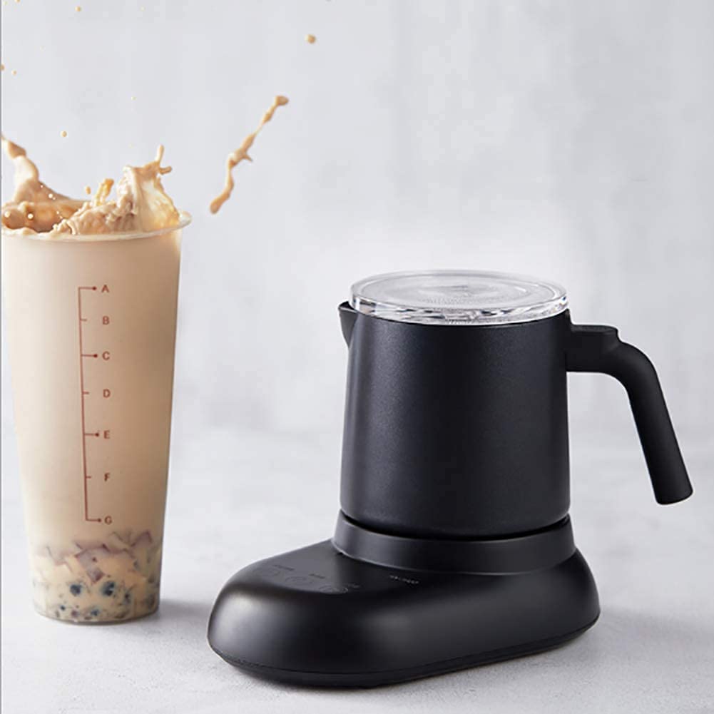 Vaporizador de Leche Batidora de Leche Calentador de Leche Espumador de Leche doméstico Vaporizador de Acero Espuma de Leche Caliente o fría Latte, Capuchino Bebidas de café heladas 102