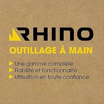 RHINO 35822 - Lima per metalli, rotonda, 200 mm, grattugia 200 mm, con manico bimateriale, lunghezza 5 anni, consente di realizzare tutti i tipi di lavori di finitura, NC, 200 mm