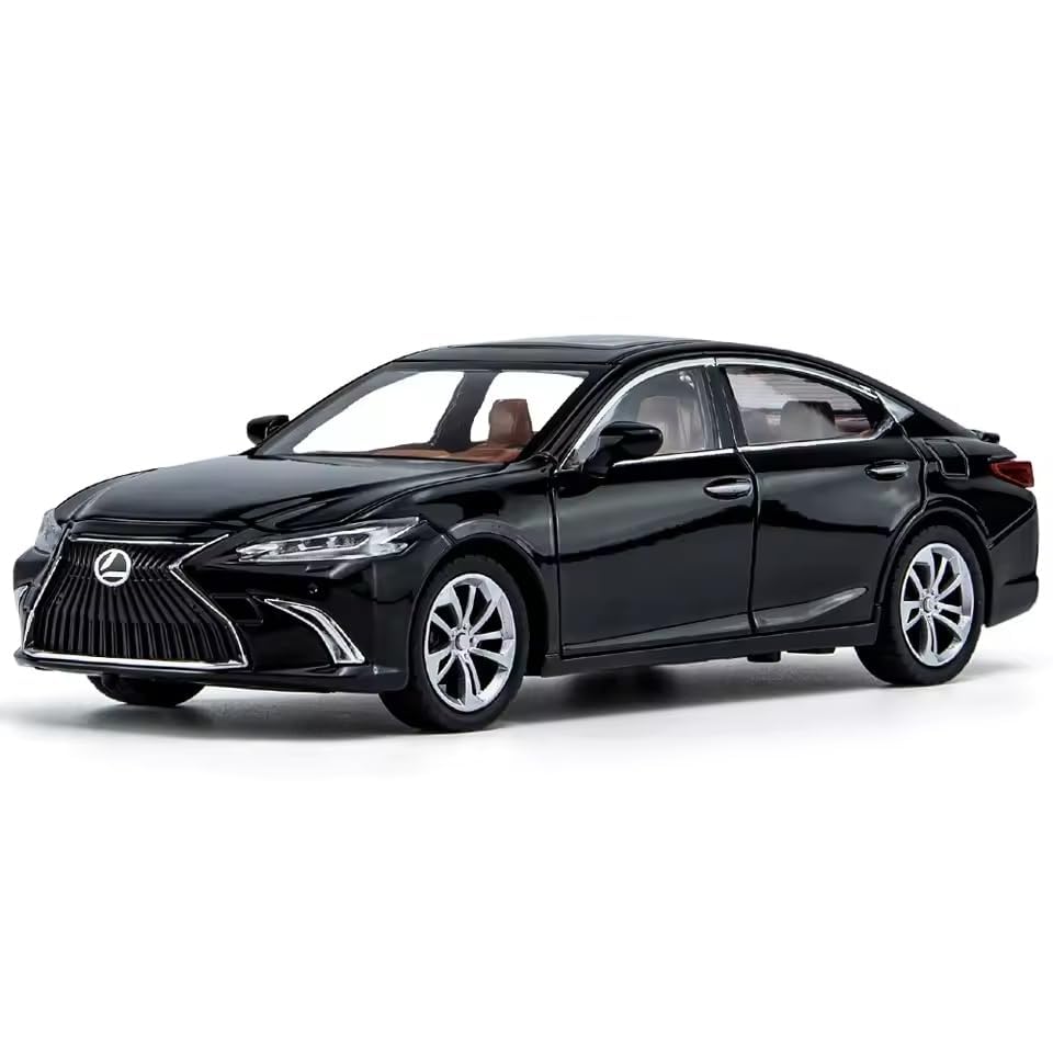 Image of Scale 1:24 Lexus ES300 Car Alloy Die-cast Model Pull-Back Metal Car Toy with Light & Sound Best Gifts Toys Kids (Color As Per Stock)