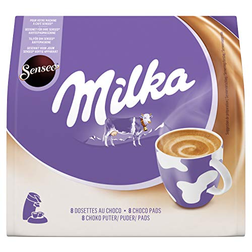 Senseo Chocolat Dosettes Milka Compatibles Machine, 8 Dosettes
