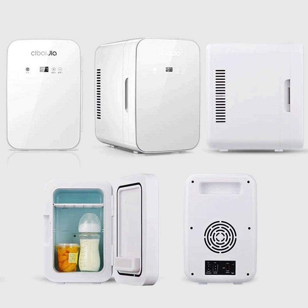 GeRRiT Car Refrigerator, 8L Car Refrigerator, Heater and Cooler 2 Modes, Car Cooler Double Voltage 12V DC 220V AC