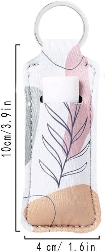 Miniatura 3 de COOKOOKY Chapstick - Llavero con clip para bálsamo labial, con clip, lápiz labial, brillo de labios, llavero