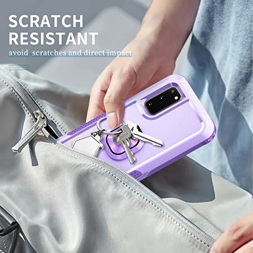 Coque Samsung S20 5G antichoc silicone hybride violet - 6