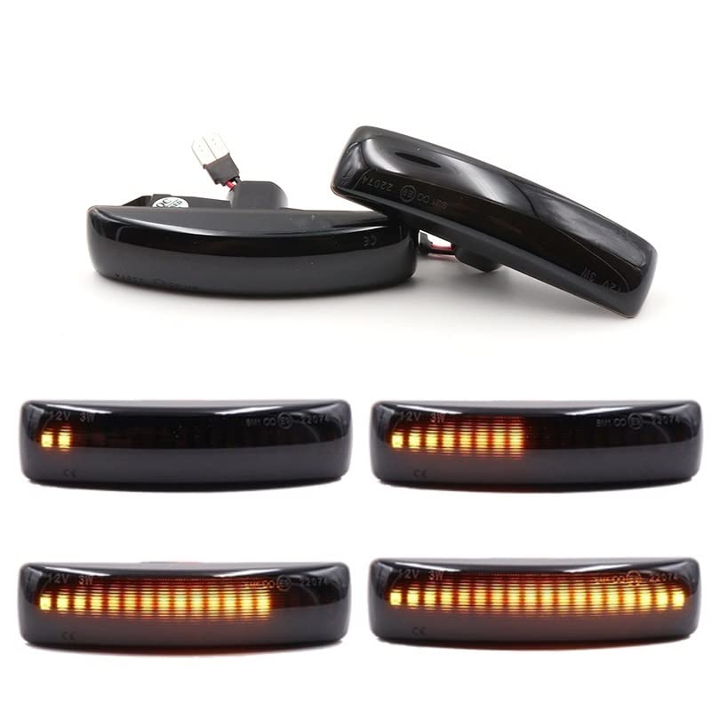 Luces intermitentes secuenciales para Range Rover Sport y Discovery led ámbar lateral 1 par 2