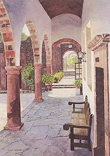 BUY ART FOR LESS Arches II by Dorit Flowers 12 X 9 Poster