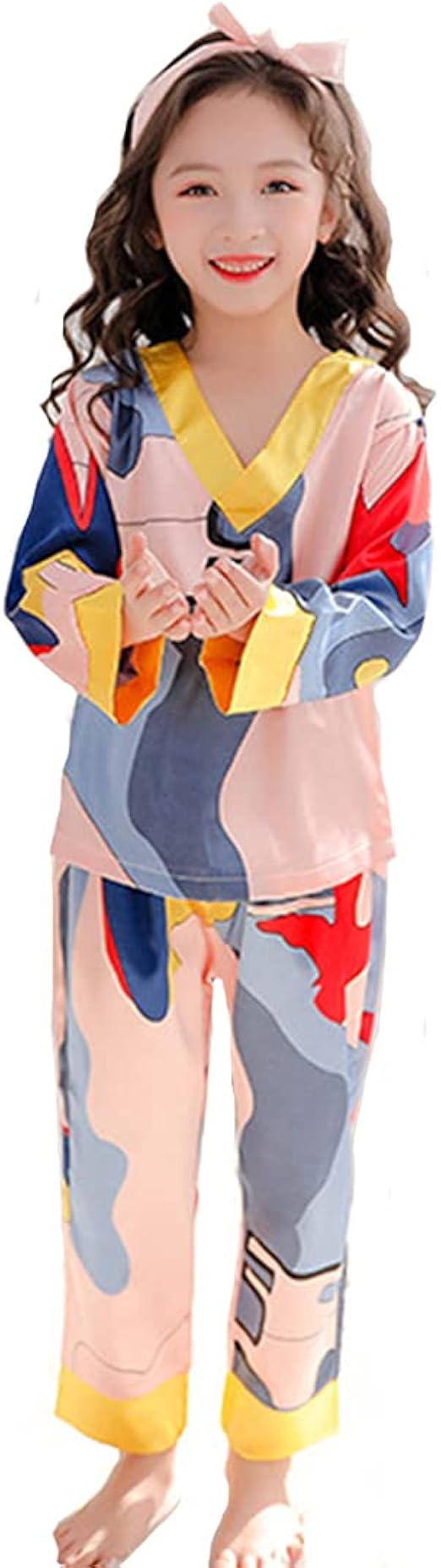 Amazon Owieow キッズ 子供 前開き パジャマ 半袖 男の子 パジャマ 春夏秋 2点 セット シルク 長袖 綿 二重 上下 セットしい ルームウェア 男女兼用 動物柄 パンダ柄 ナイトウェア 子供服 部屋着 寝間着 肌触りがいい 柔らかい 110 160cm パジャマ