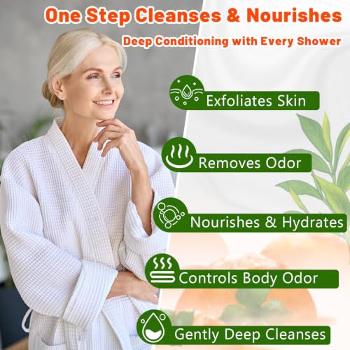 Image of yoniagood Persimmon Body Wash Soap Bar for Old People Smell