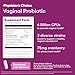 Physician's CHOICE Vaginal Probiotics for Women - pH Balance, Odor Control, Yeast Balance, Vaginal Flora & Feminine Health - 6B CFU with Organic Prebiotics and Cranberry Extract - 30 CT