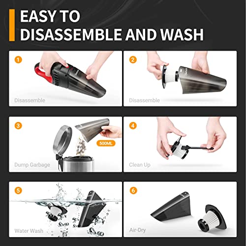 Astroai Multimeter 2000 Counts Digital Multimeter + Car Vacuum, Portable Vacuum Cleaner #TOP7