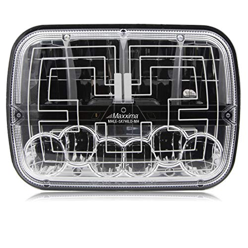 Lampe frontale LED 5 x 7 avec feux de croisement et système de lentille chauffante MaxxHeat
